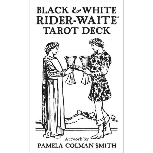 Black & White Rider-Waite Tarot Deck - East Meets West USA