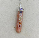 Crystal Chakra Pendent Necklace - East Meets West USA