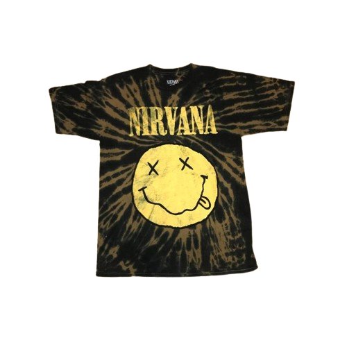 T shops shirt nirvana smiley