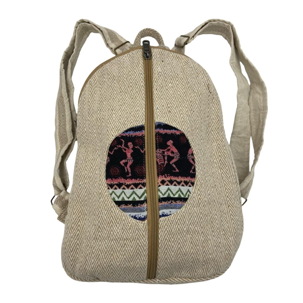 tribal-dance-hemp-backpack-  display picture 1