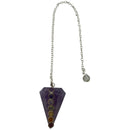 Amethyst Pendulum with 7 Chakra Stones - East Meets West USA