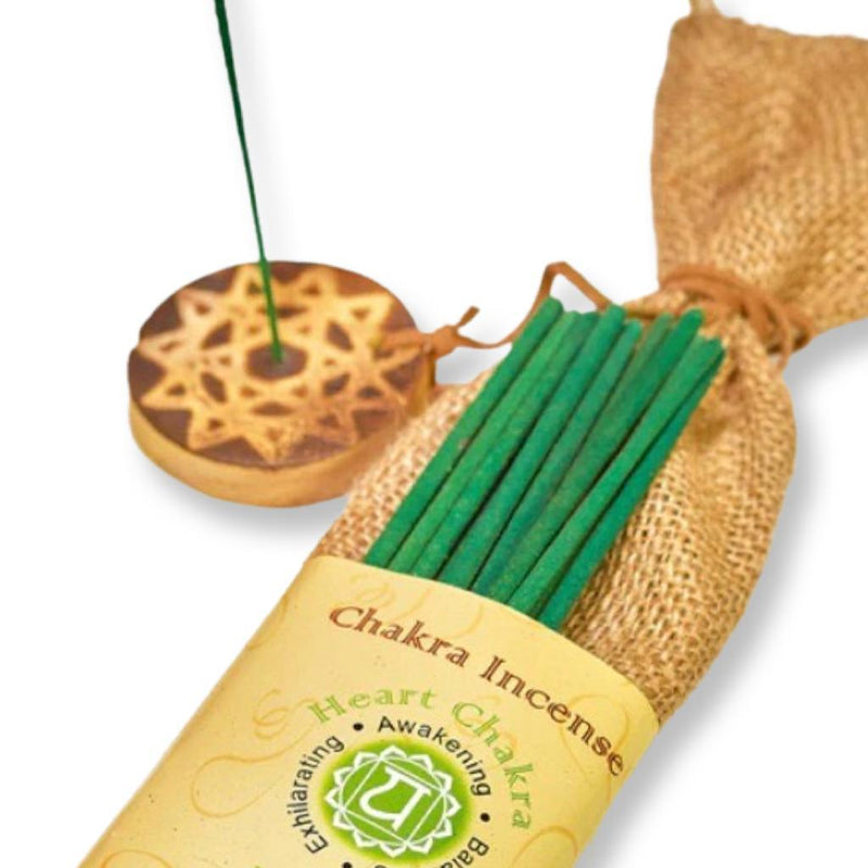 Chakra Incense Sticks in Burlap Sack - East Meets West USA