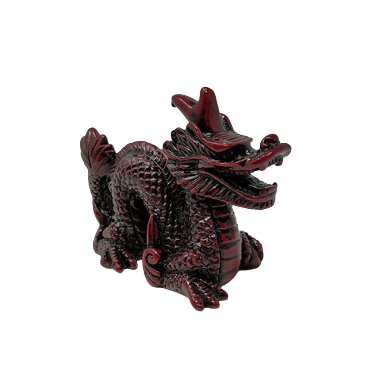 red chinese dragon statue