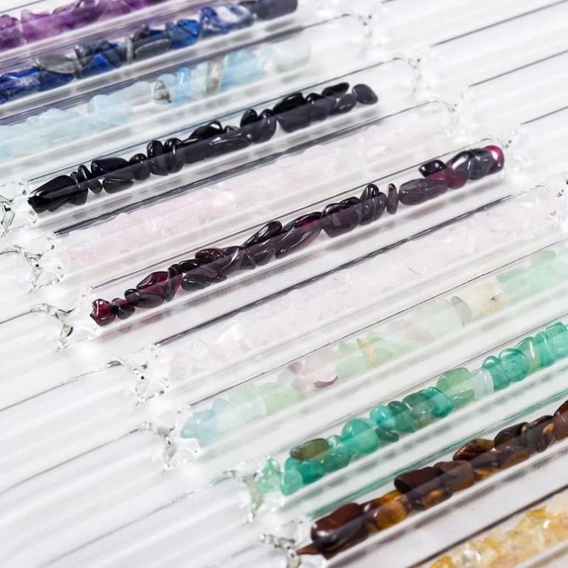 Healing Crystal Chips Straw | East Meets West USA