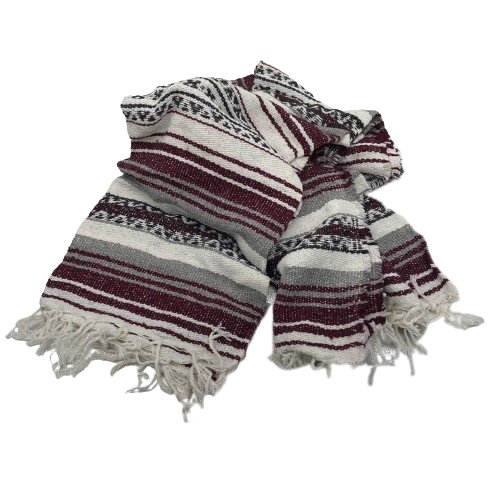 Grey mexican online blanket