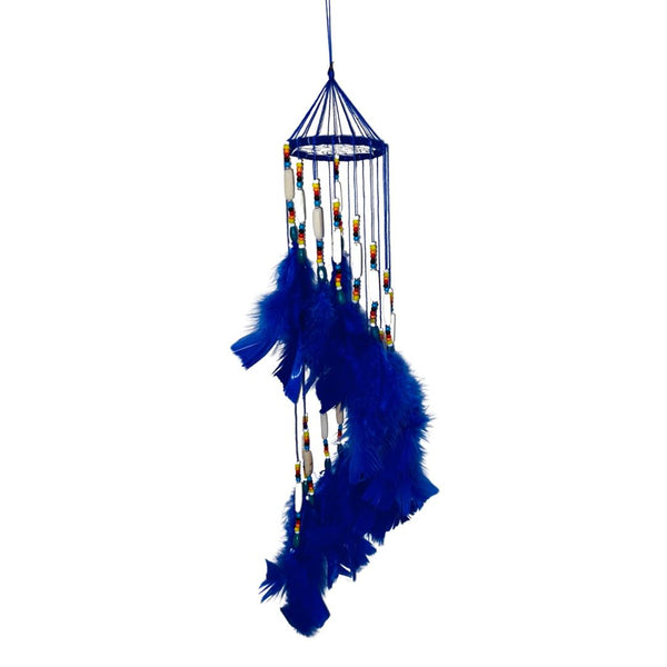 Navy Feather Wall Hanging - East Meets West USA