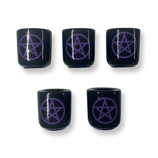 Pentacle Mini Spell Candle Holder - East Meets West USA