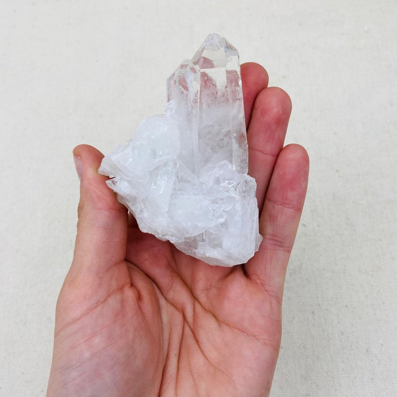 124g Clear Quartz Point Cluster - East Meets West USA