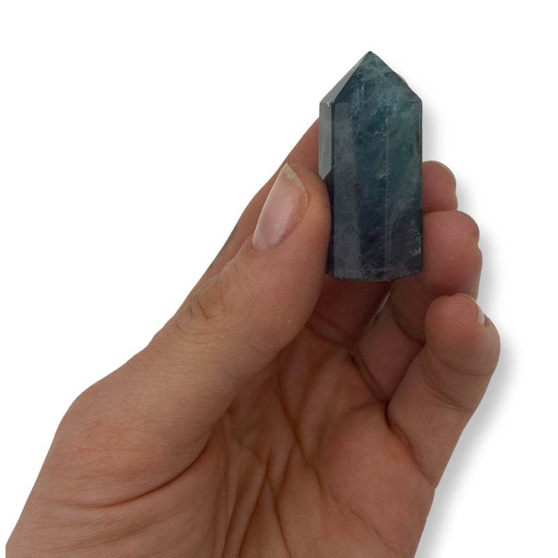 1.5" Rainbow Fluorite Point