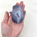 153g Agate Druzy Hamsa