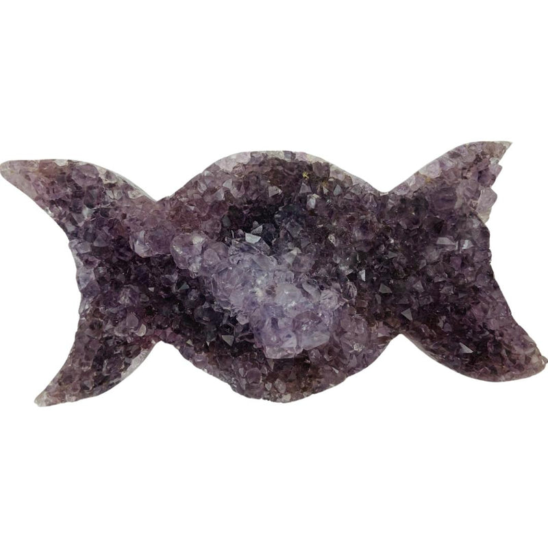 156g Amethyst Triple Moon - East Meets West USA