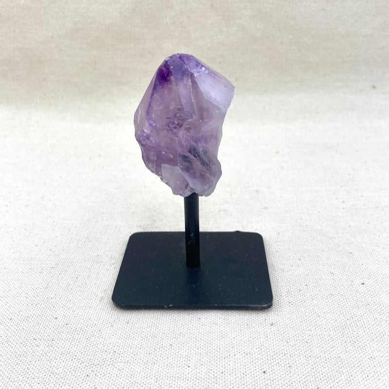 165g Amethyst on Metal Stand