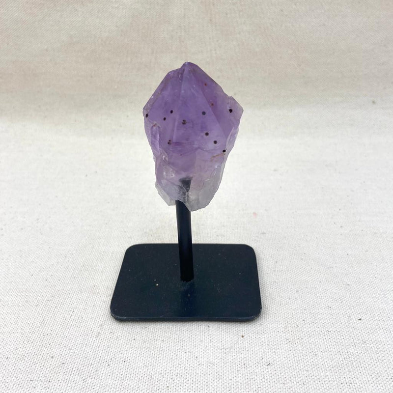 182g Amethyst on Metal Stand