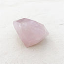 184g Faceted Rose Quartz "Diamond" Cut