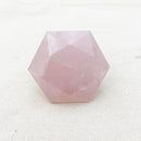 184g Faceted Rose Quartz "Diamond" Cut