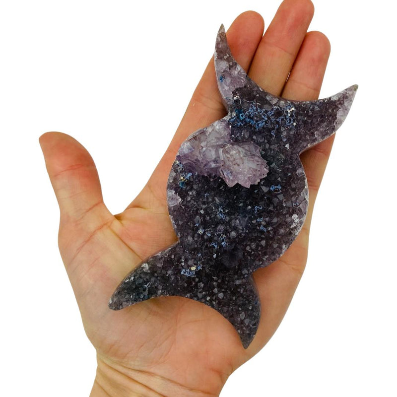 188g Amethyst Triple Moon - East Meets West USA