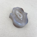 234g Agate Druzy Hamsa