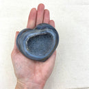 271g Agate Open Face Druzy Heart