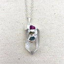 3 Wishes Quartz & Agate Necklace
