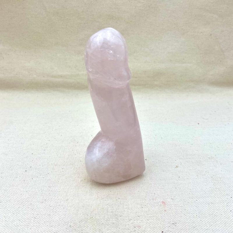 348g Rose Quartz Phallus Crystal | East Meets West USA 348g Rose Quartz Phallus Crystal | East Meets West USA
