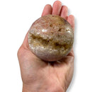 374g Open Face Pink Amethyst Sphere