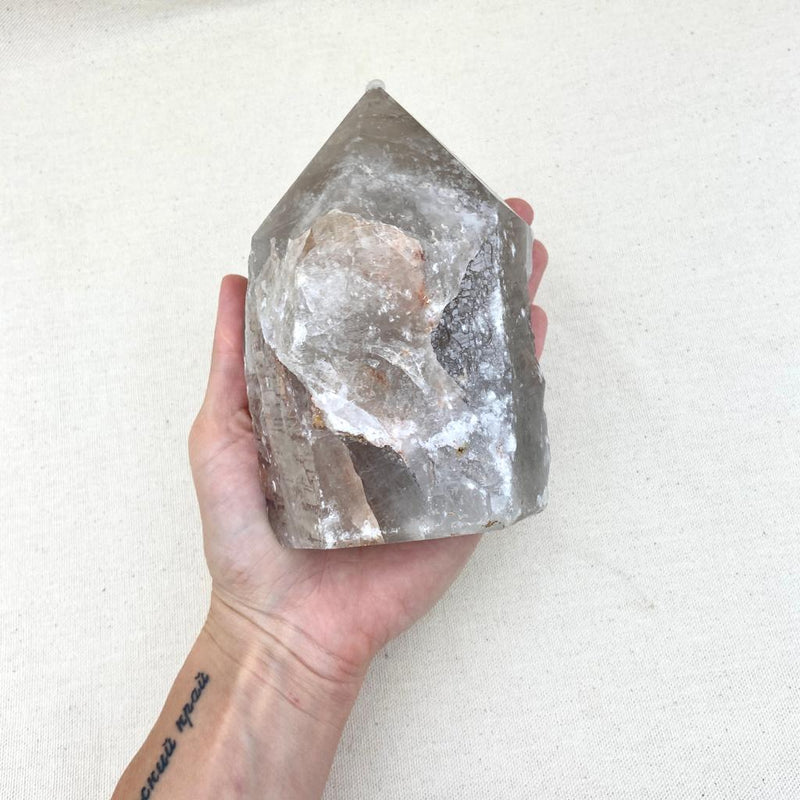 3lb Top Polished Smoky Quartz Point