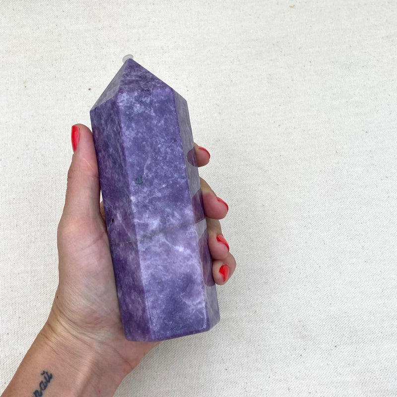 4.5" Lepidolite Point - East Meets West USA