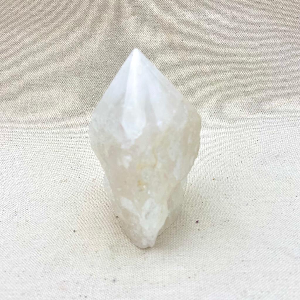 Top Polished Clear Quartz Point East Meets West USA