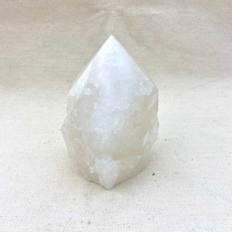 4.75" Top Polished Clear Quartz Point