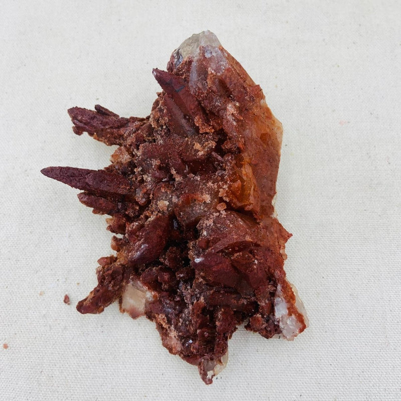 488g Red Calcite Point Cluster