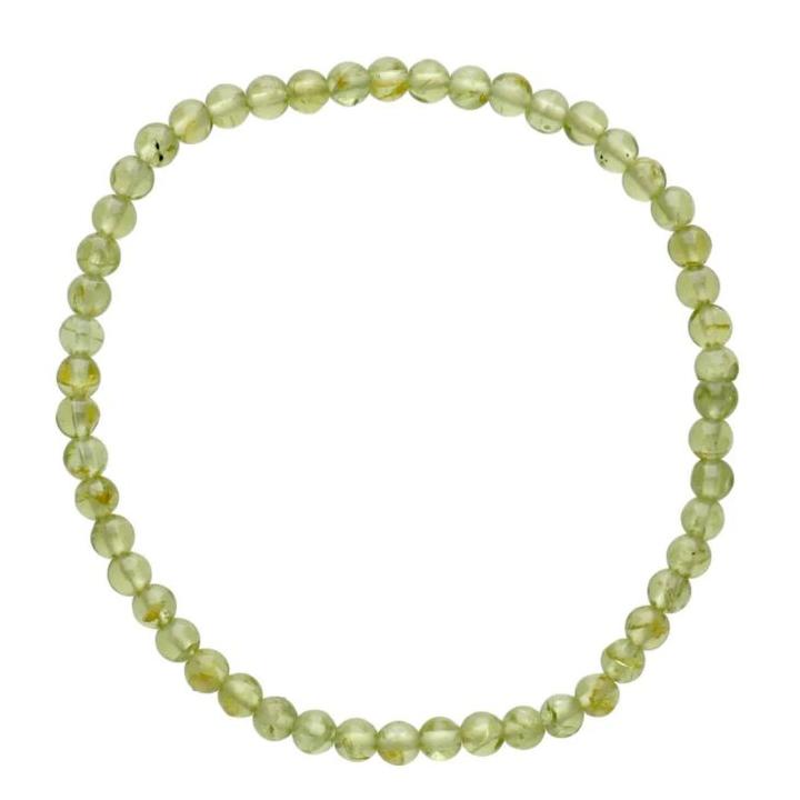 4MM Peridot Bracelet for Financial Growth