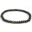 4MM Pyrite Bracelet for Wealth