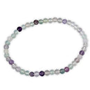 4MM Rainbow Fluorite Bracelet for Focus