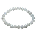 5 - 6MM Rainbow Moonstone Bracelet for Intuition - East Meets West USA
