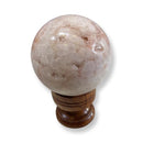 514g Pink Amethyst Sphere w/ Natural Inclusions