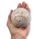 514g Pink Amethyst Sphere w/ Natural Inclusions