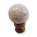 514g Pink Amethyst Sphere w/ Natural Inclusions