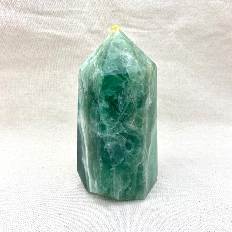 6" Thick Green Fluorite Point