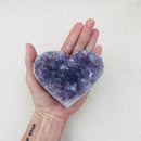 628g Druzy Amethyst Heart - East Meets West USA