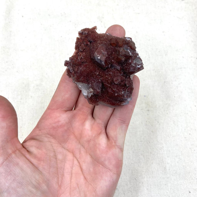 66g Red Hematite Calcite Specimen