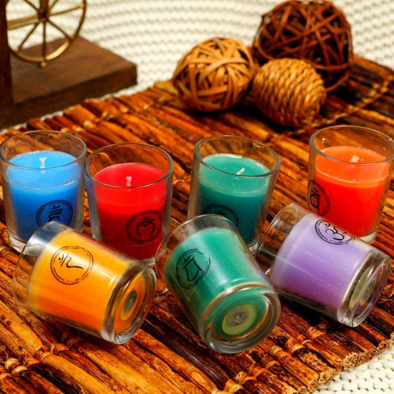 Chakra Votive Candles Set