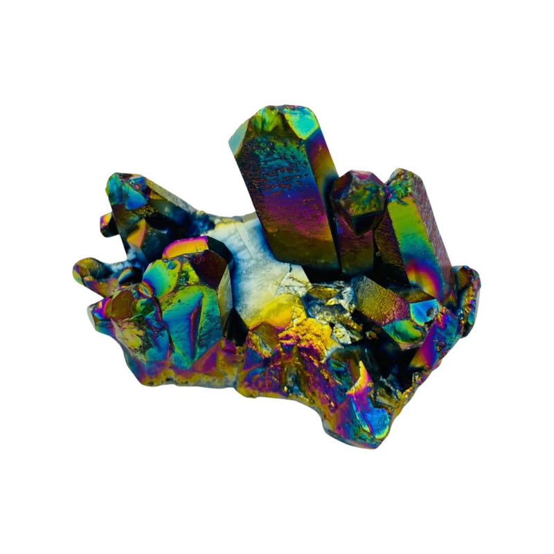 73g Titamiun Aura Quartz Cluster - East Meets West USA