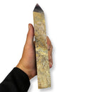 822g Raw Edge Rainbow Fluorite Point