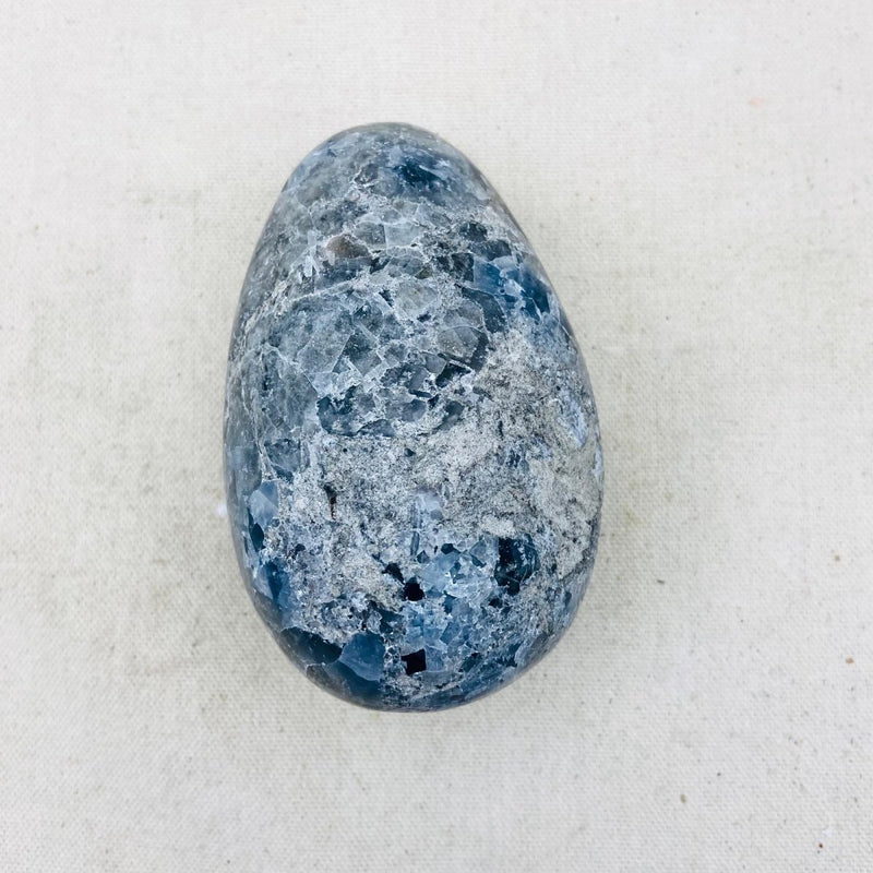 876g Celestite Egg - East Meets West USA