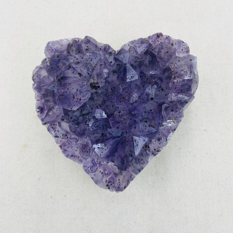 882g Druzy Amethyst Heart - East Meets West USA