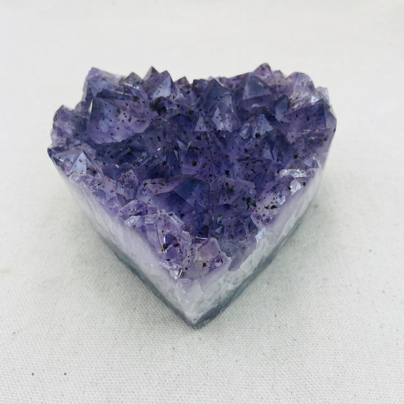 882g Druzy Amethyst Heart - East Meets West USA