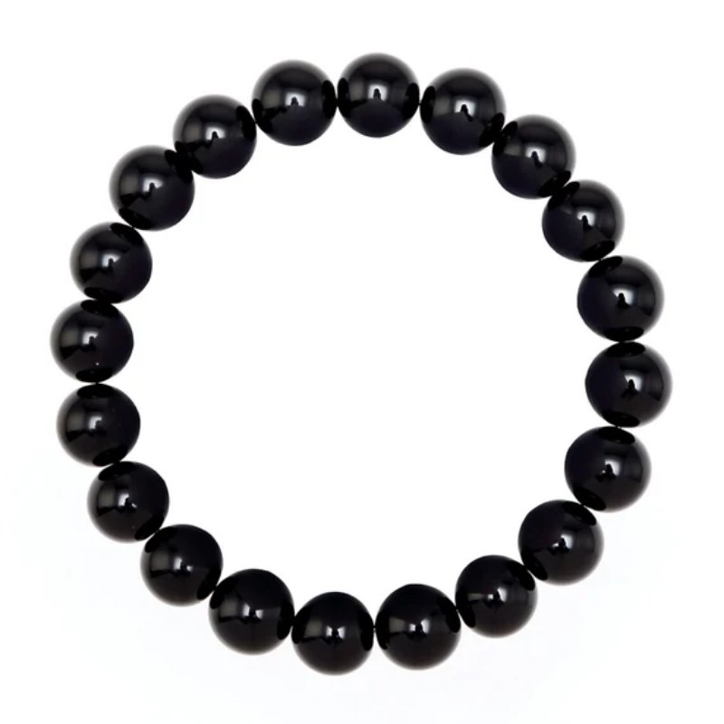 8MM Black Onyx Bracelet for Connection to Present - East Meets West USA