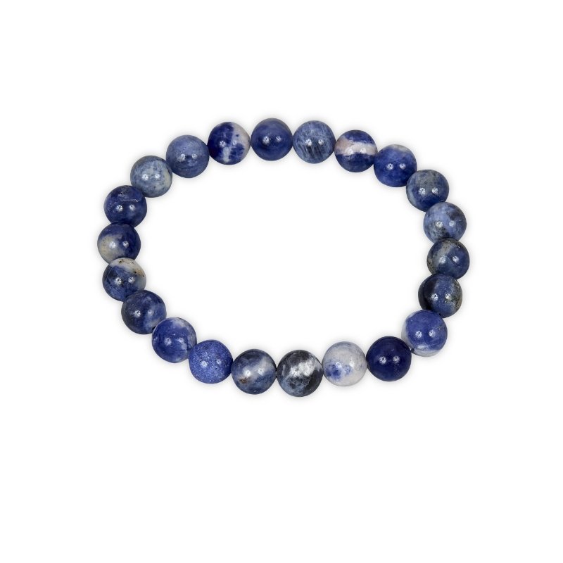 8MM Sodalite Bracelet for Throat Chakra