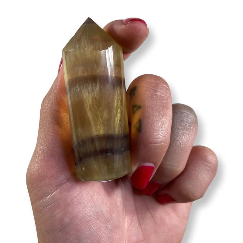 95g Yellow Fluorite Point