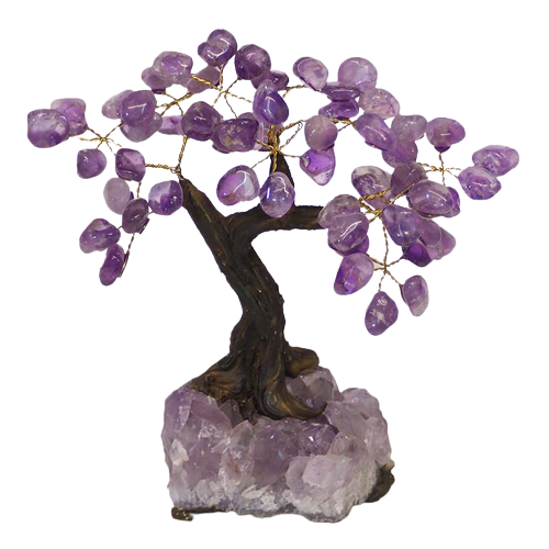 Polished Amethyst Crystal Tree